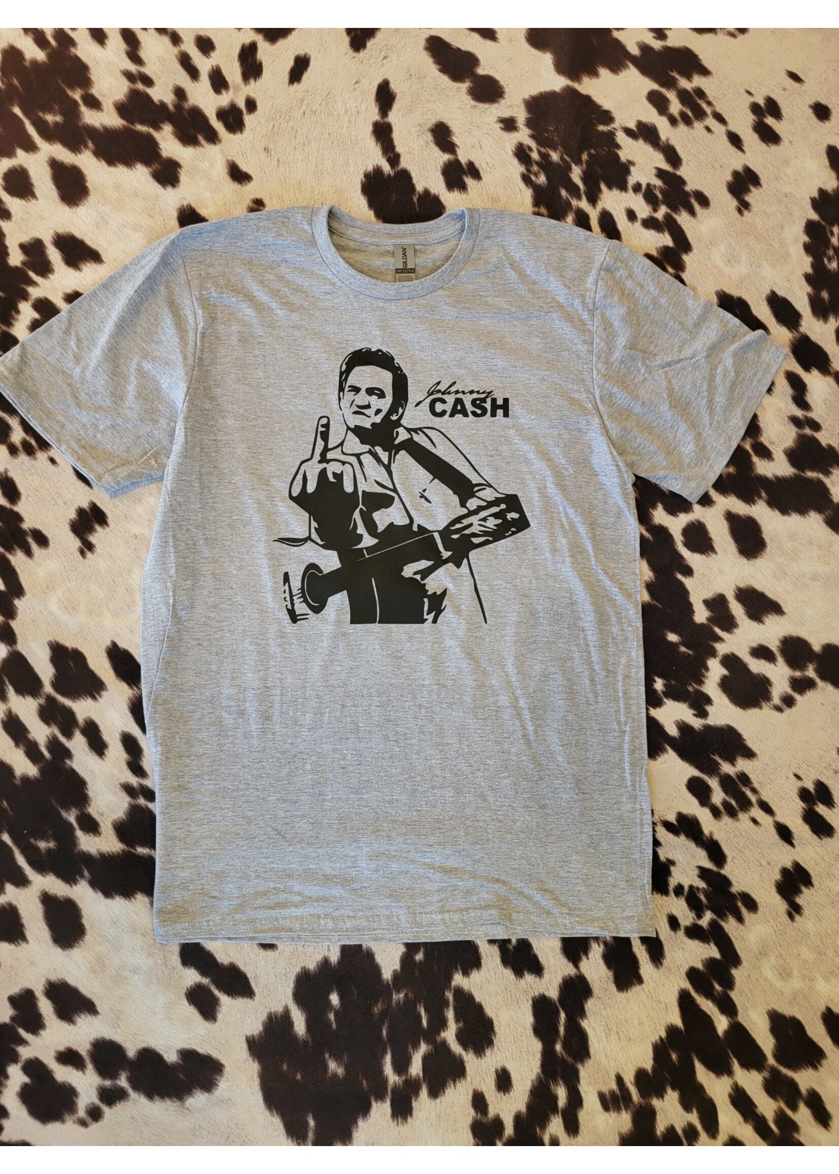 Johnny Cash Giving the Finger