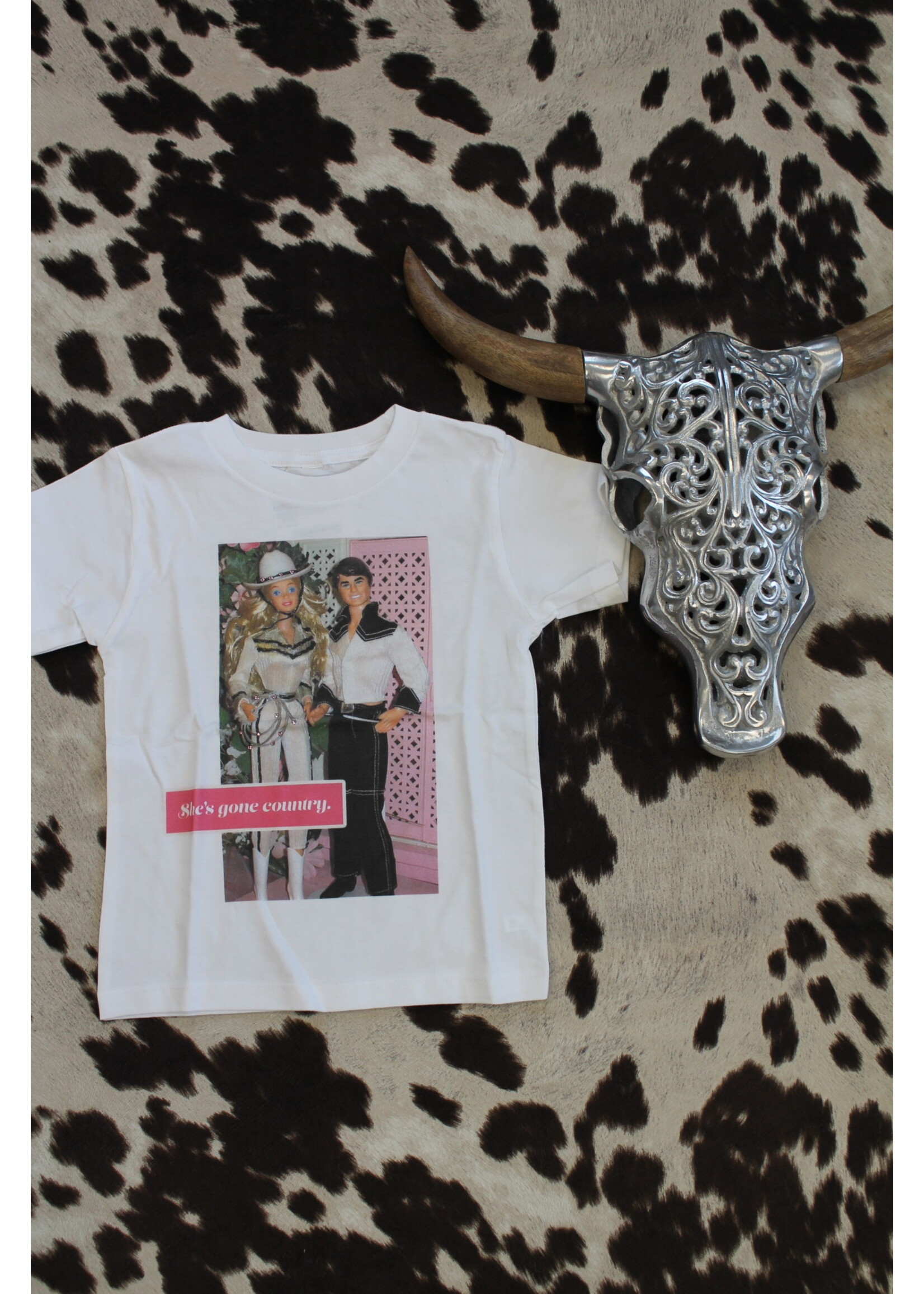 She's Gone Country Sparkle Tee