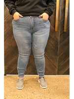 High-Waist Skinny Tummy Control Top Jeans