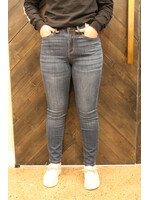 High-Rise Relaxed Fit Dark Clean