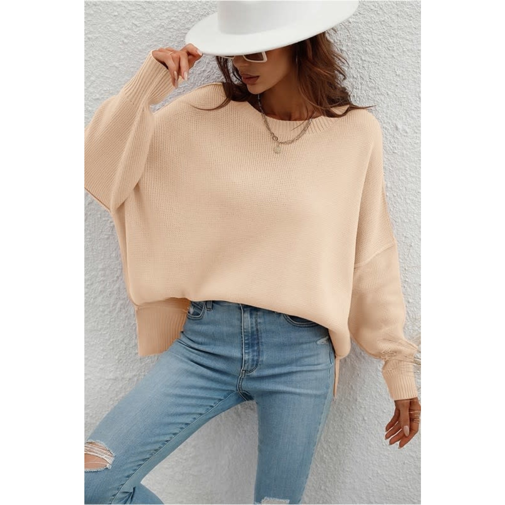 Loose Fit Knit Sweater