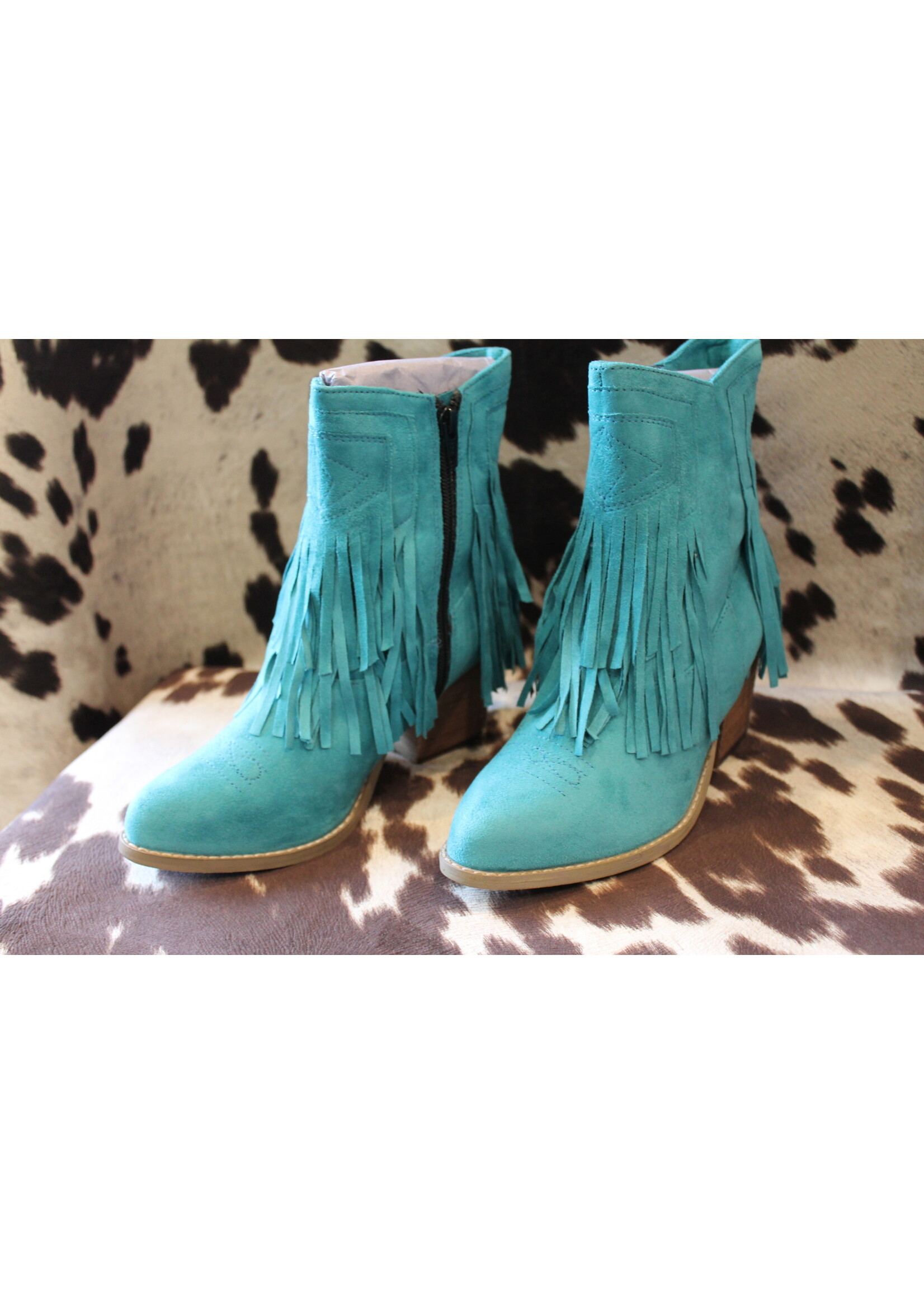 Sandra  Fringe Booties