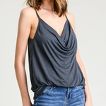 Cupro Cowl Front Cami