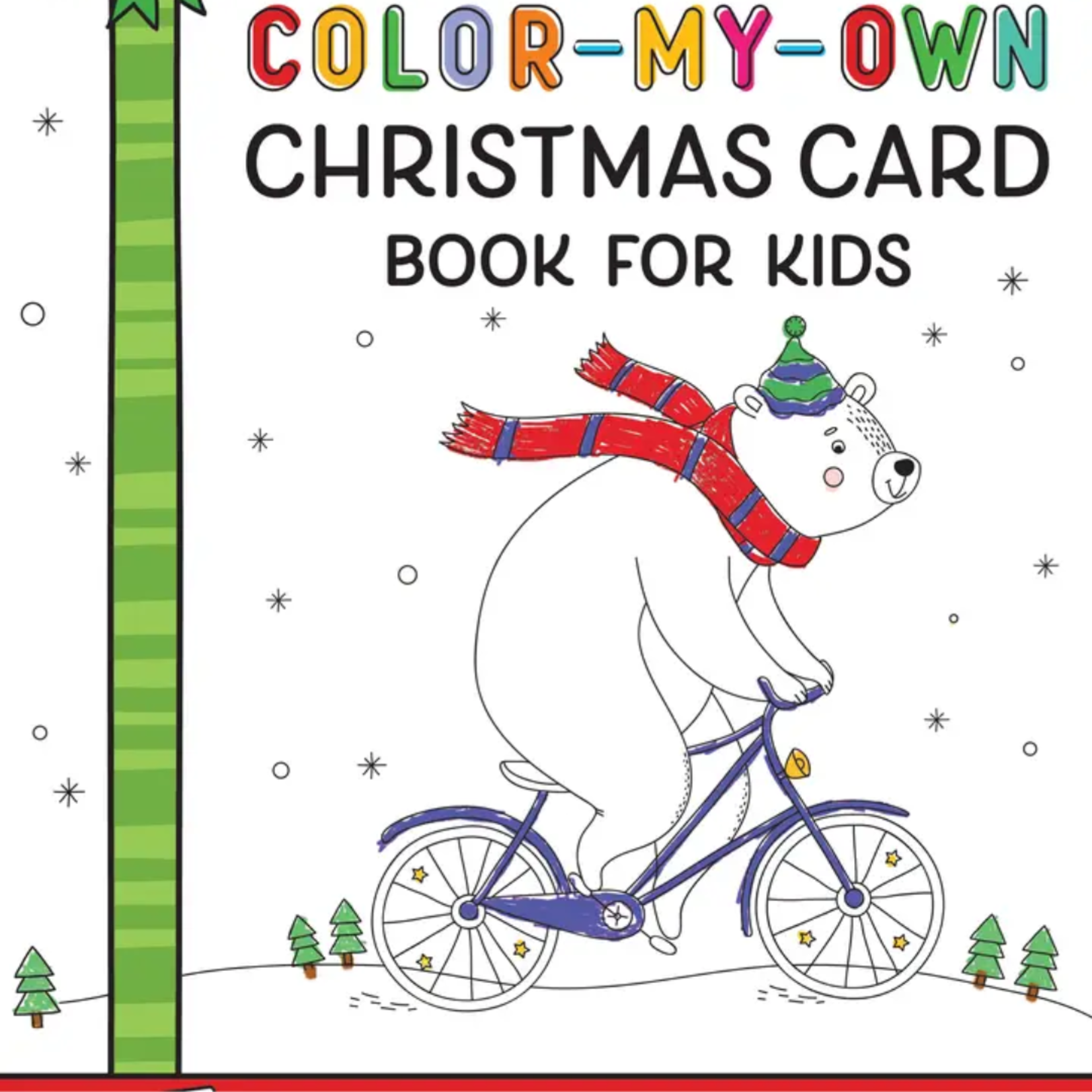 Color-My-Own Christmas Card Book