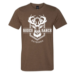 Rodeo Ranch Outdoors Short Sleeve Heather Brown