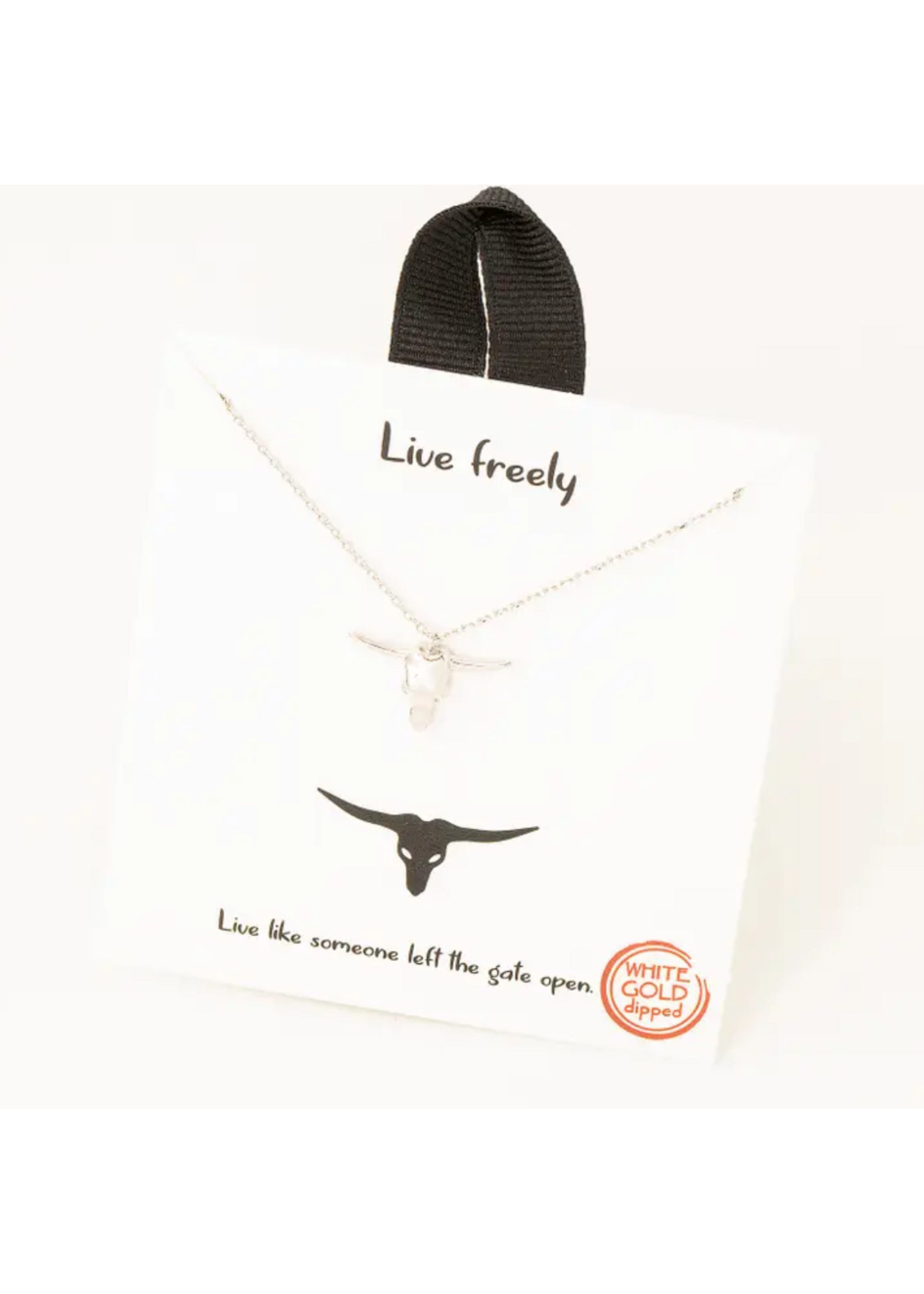 Bull Head Necklace