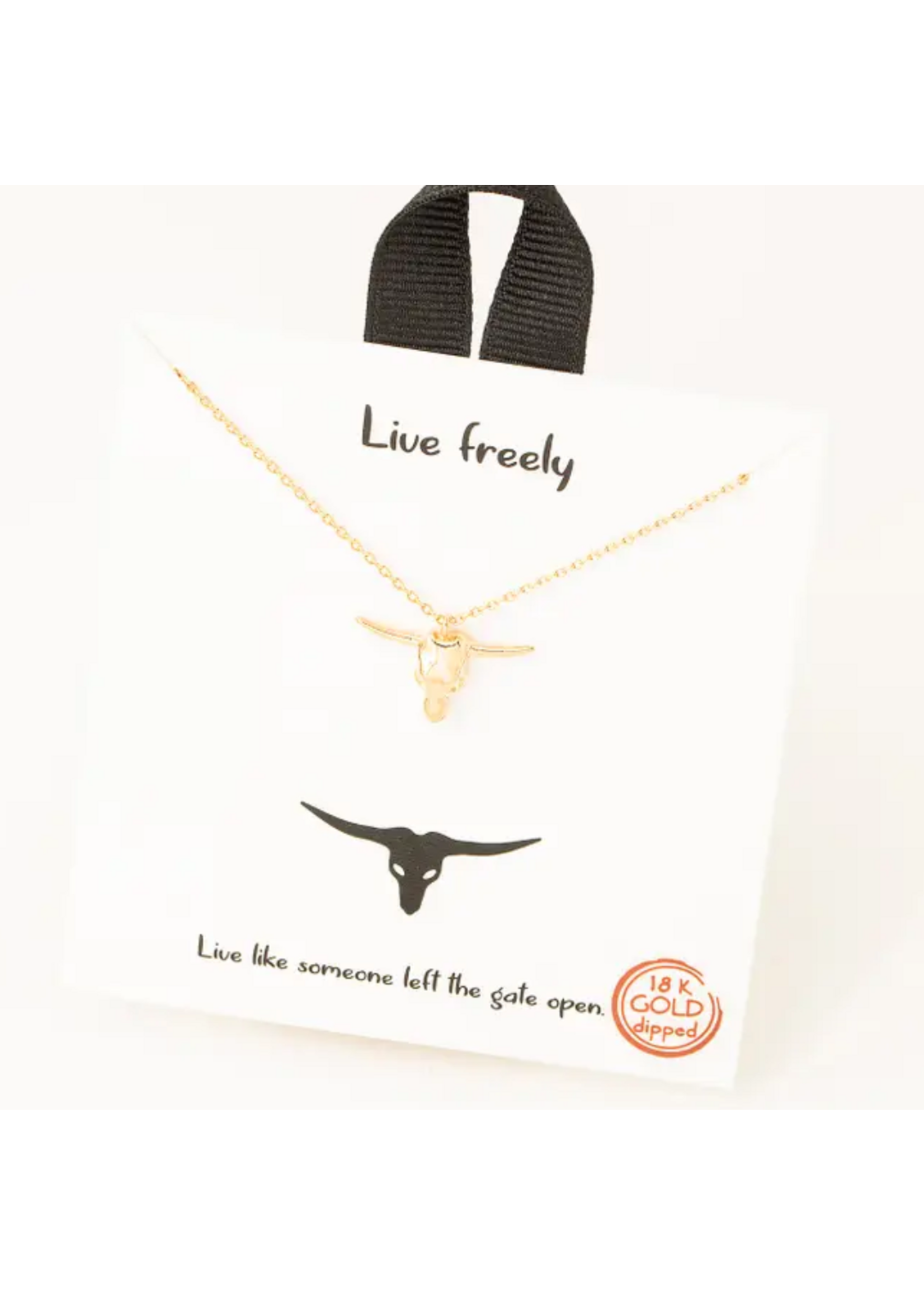 Bull Head Necklace