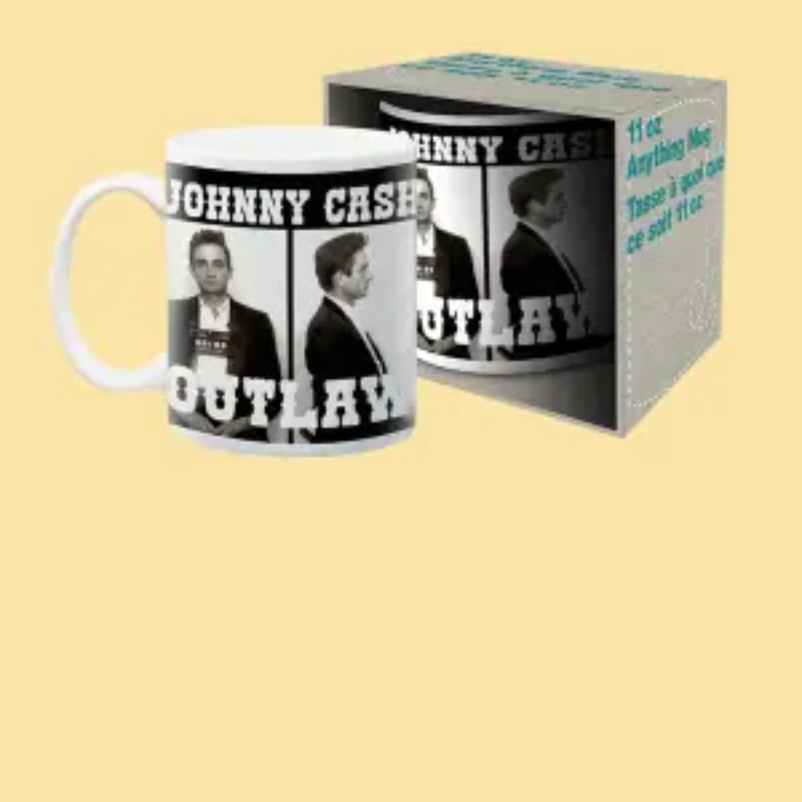 Johnny Cash Mug Shot Coffee Mug