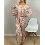 Vesper Sloan Leopard Lounge Jumpsuit