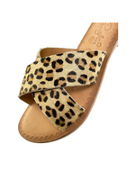 Leopard sandals