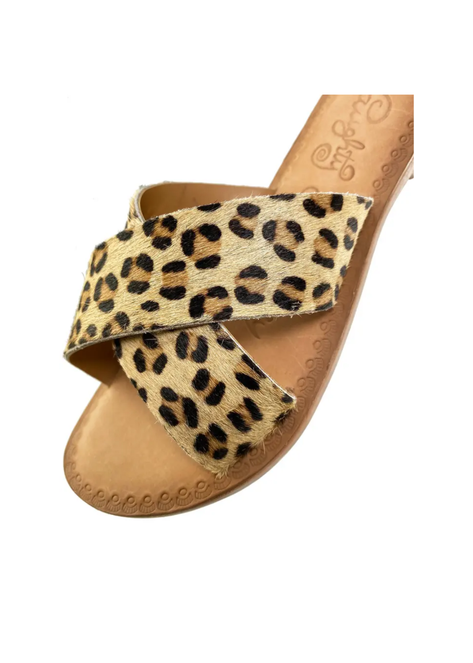 Leopard sandals