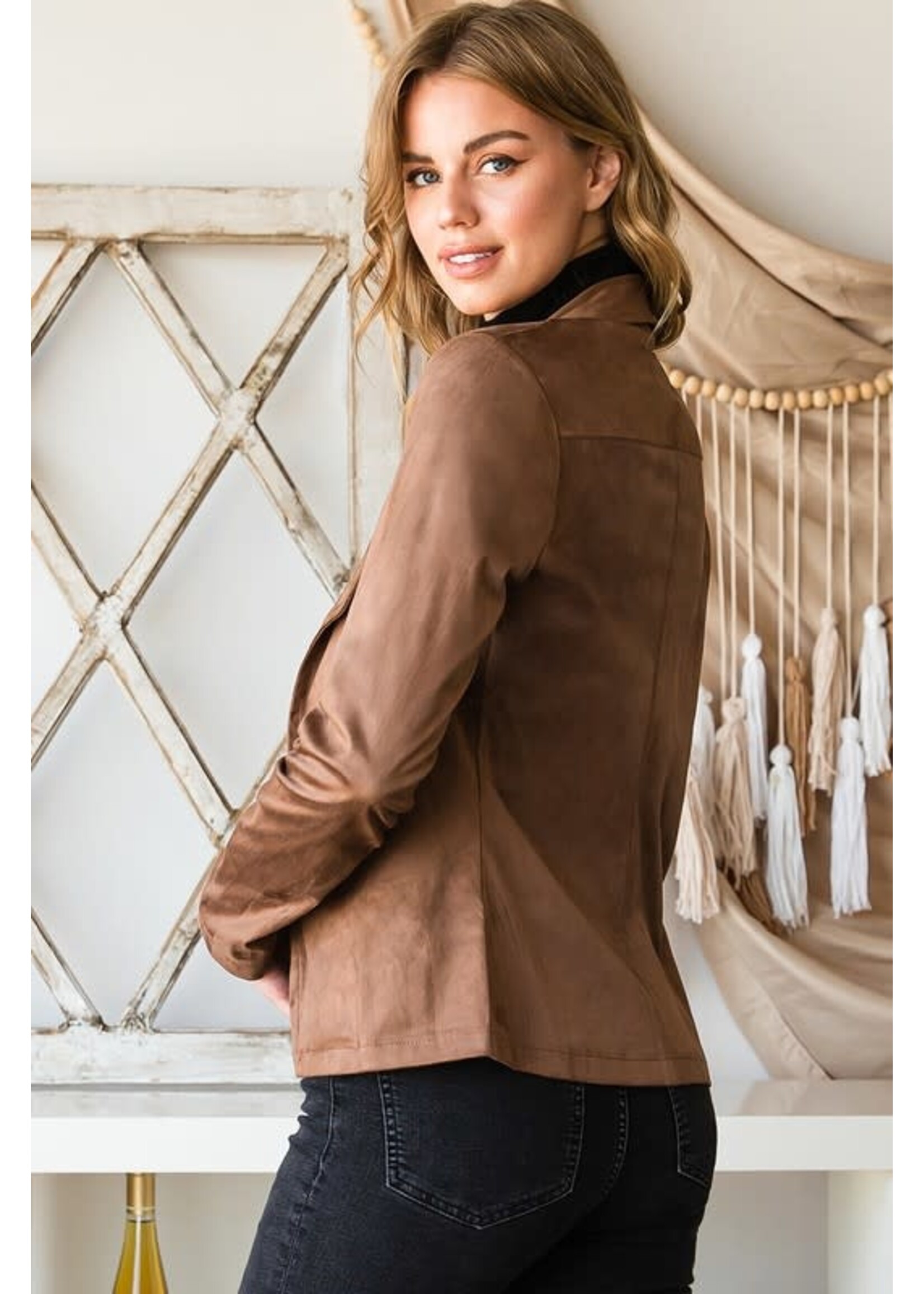 Rancher Faux Suede Jacket