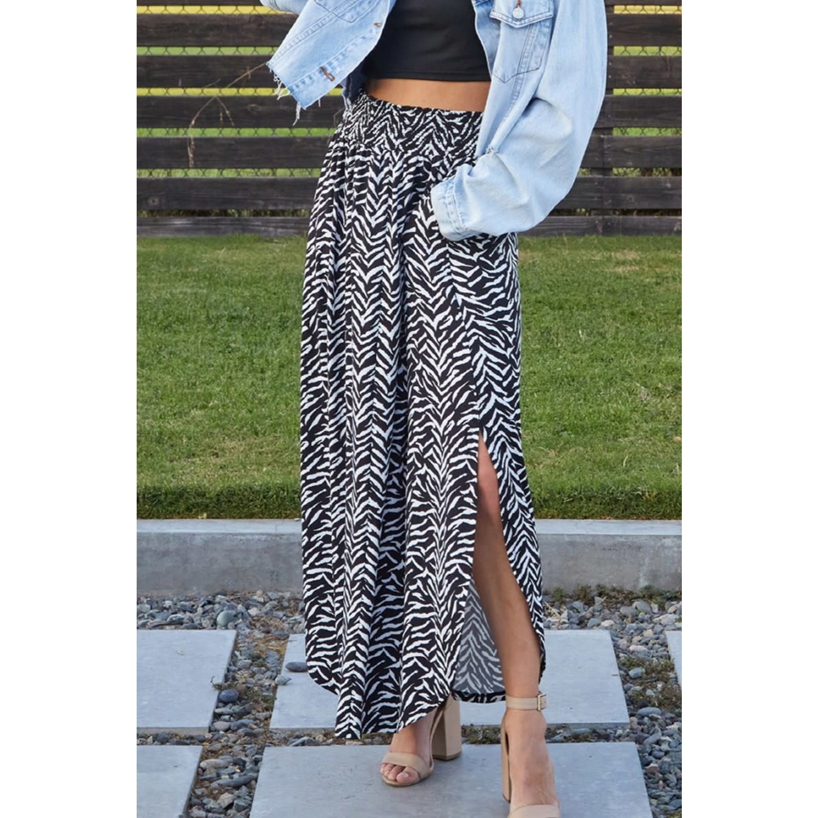 Maxi Skirt With Side Slit