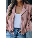 Pink Fringe Jacket