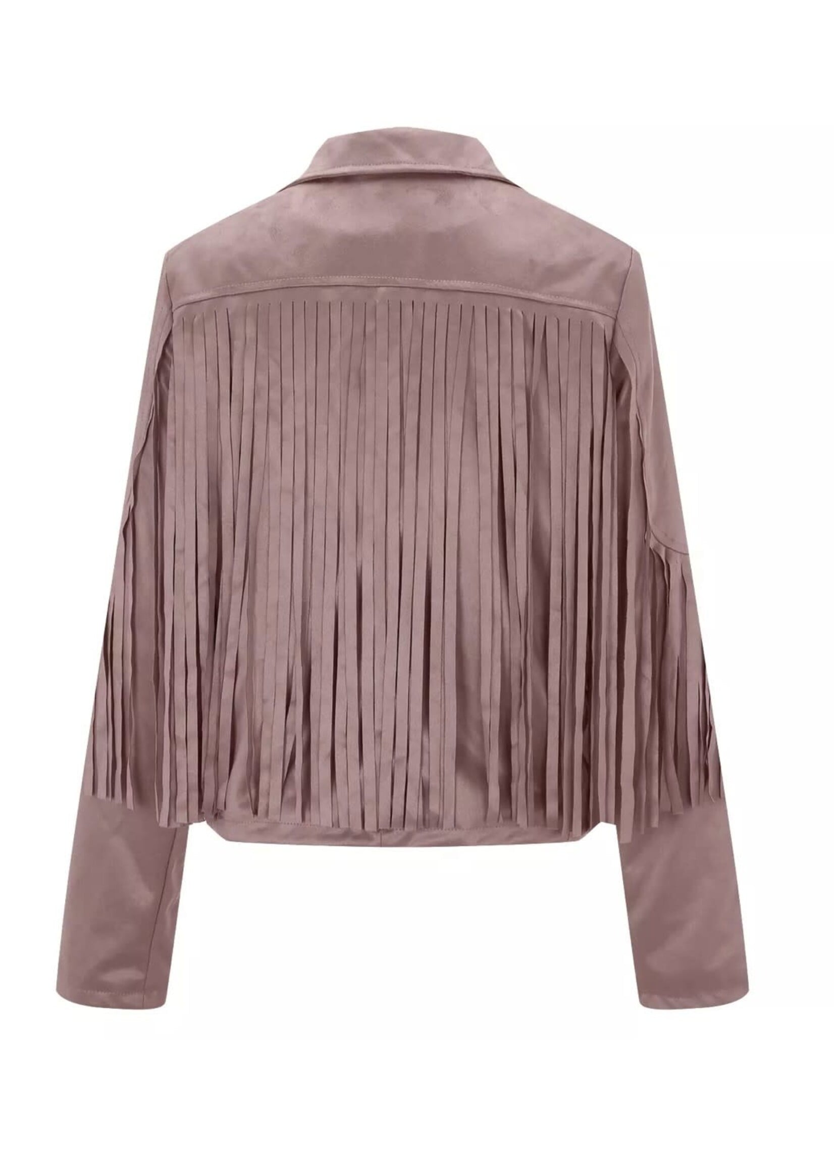Pink Fringe Jacket