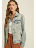Cotton Washed Bamboo Denim Jean Jacket