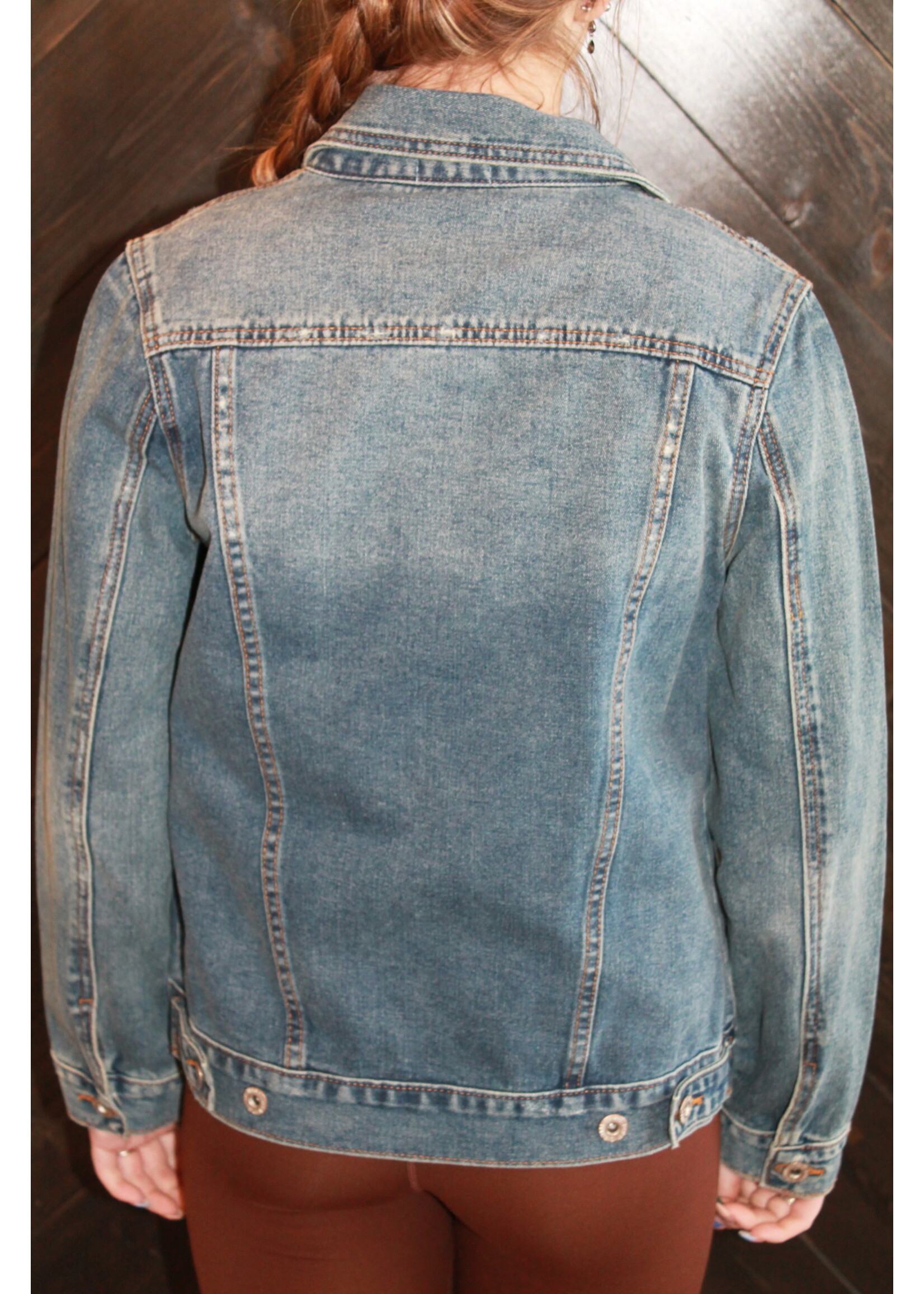Cotton Washed Bamboo Denim Jean Jacket
