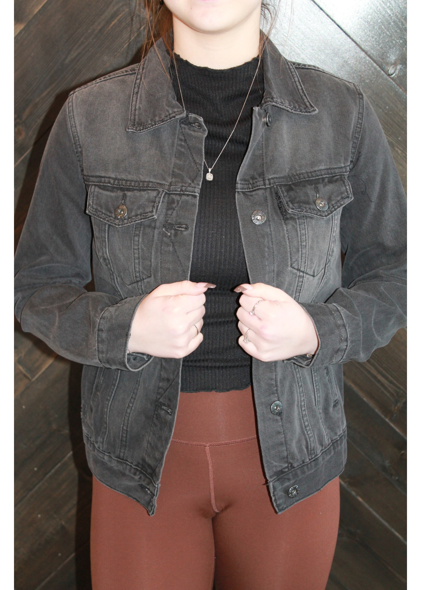 Cotton Washed Bamboo Denim Jean Jacket