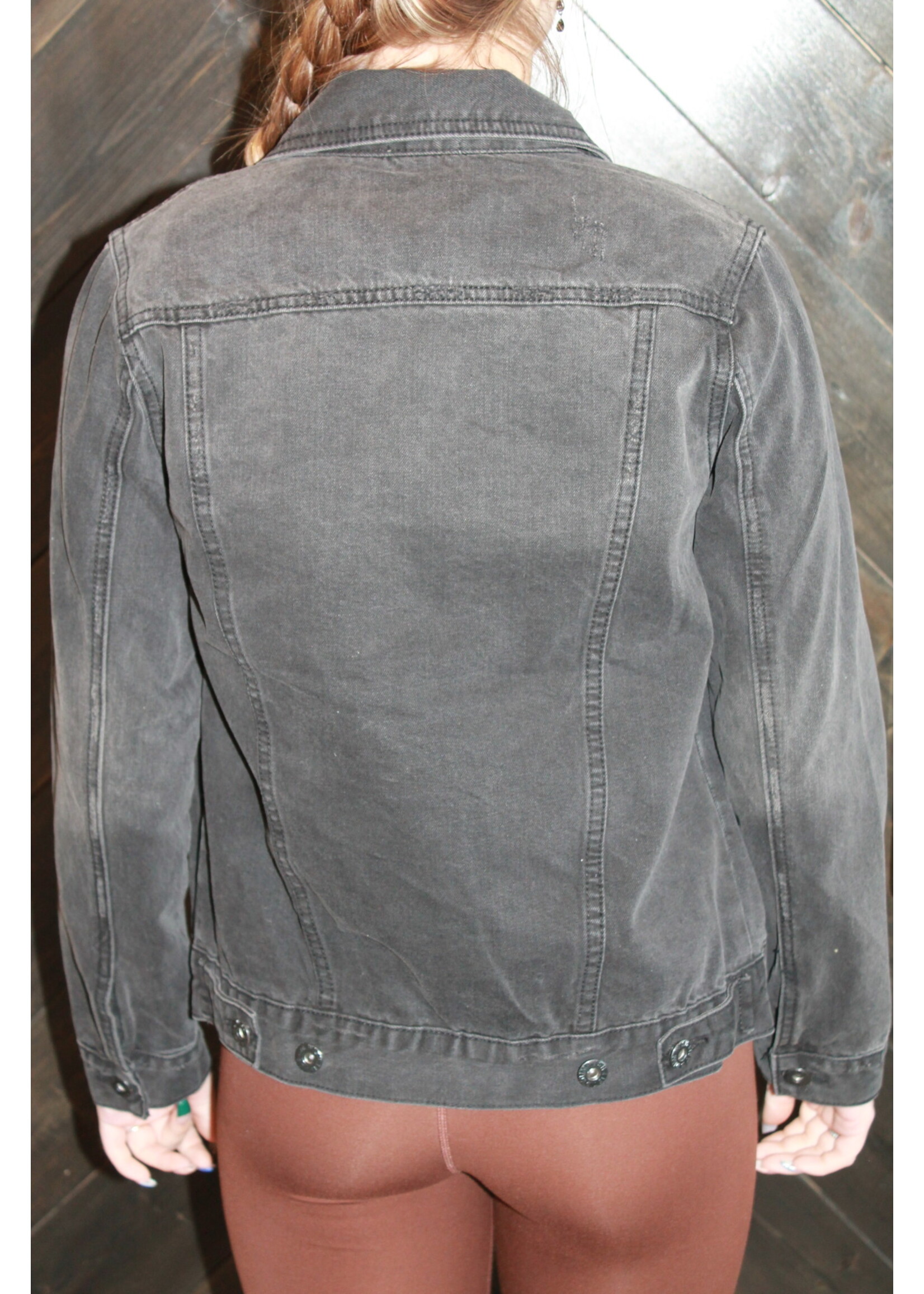 Cotton Washed Bamboo Denim Jean Jacket
