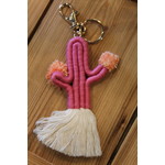 Boho Macrame Purse Key Chain