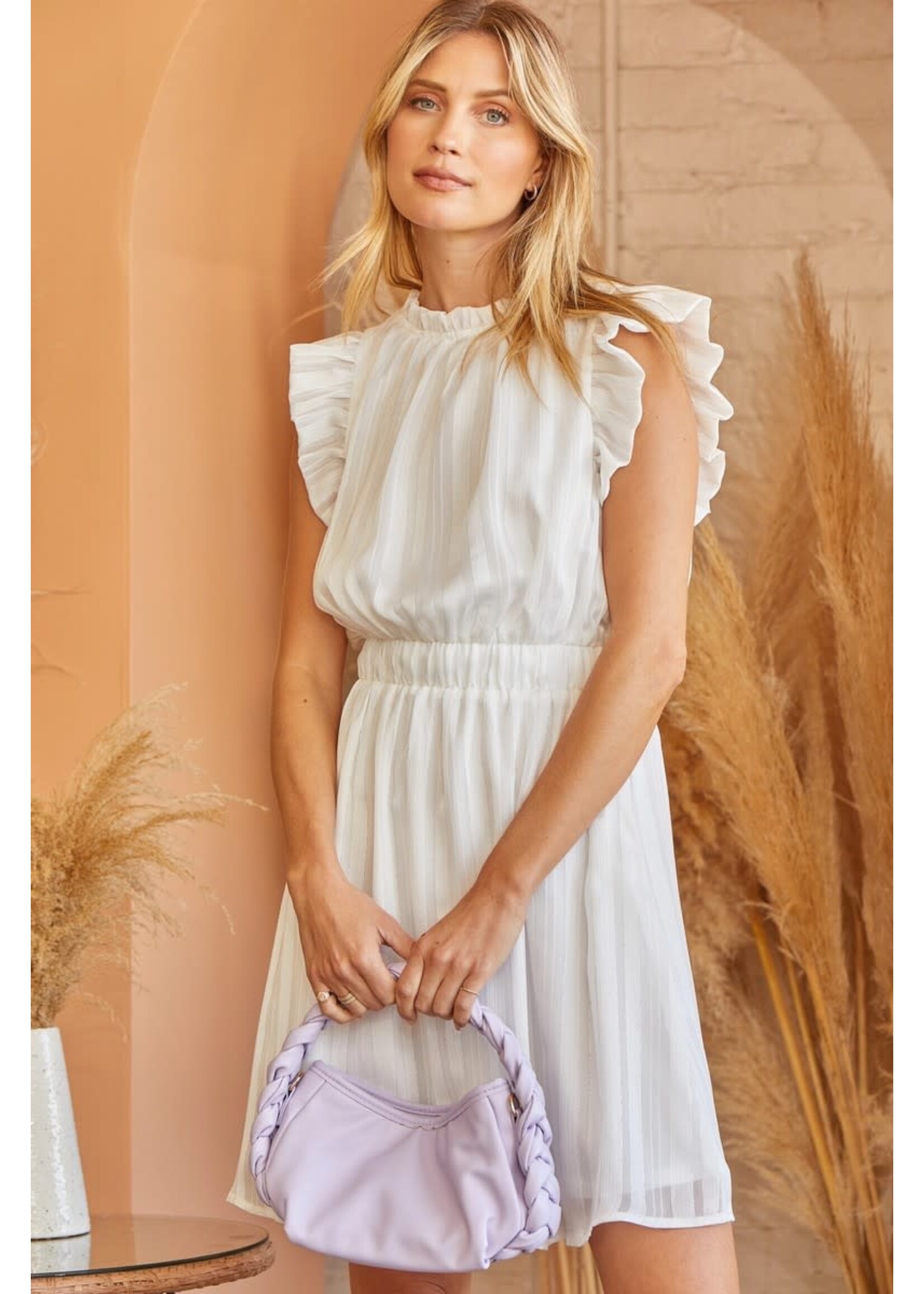 Sleeveless Ruffle Dress