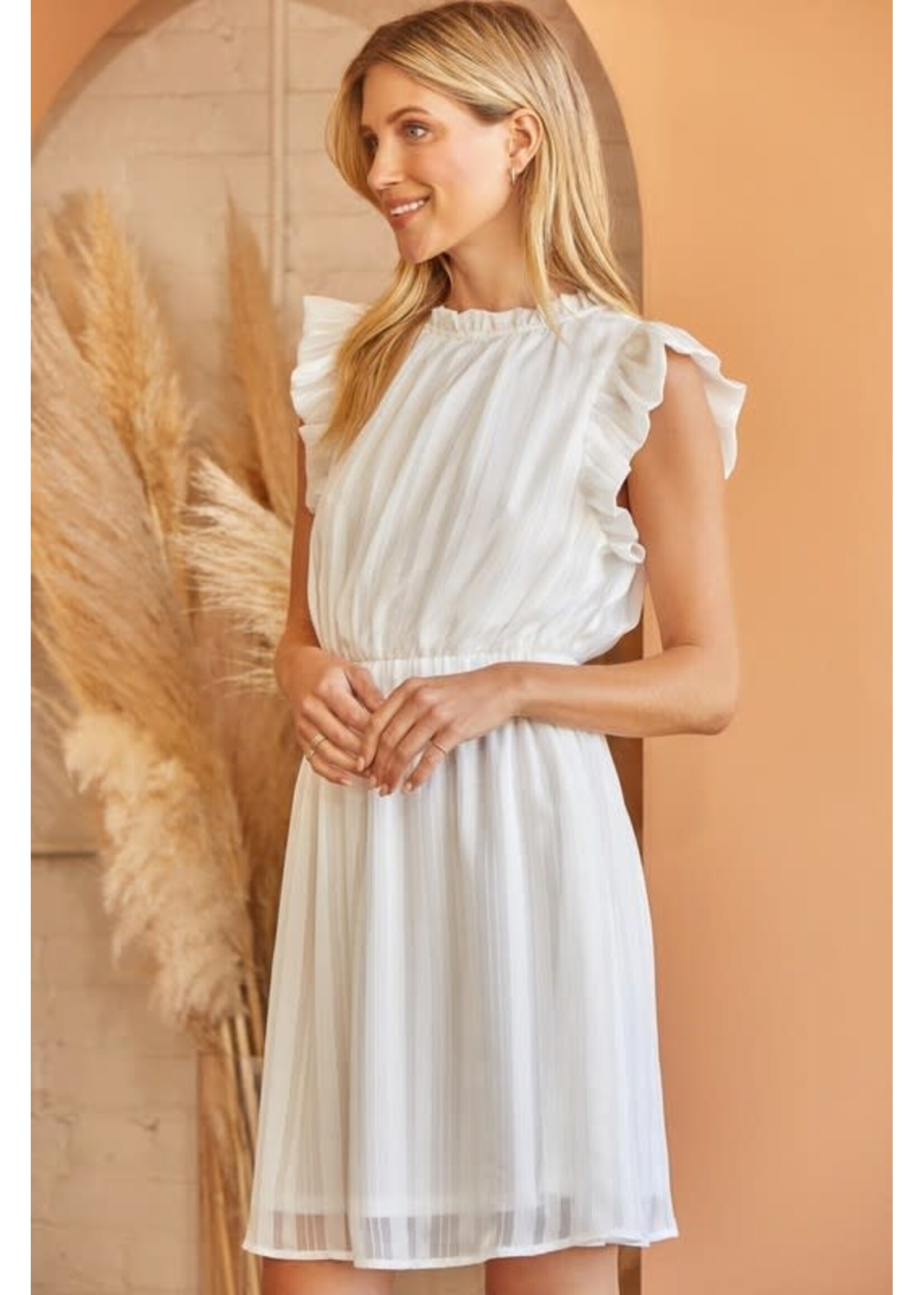 Sleeveless Ruffle Dress