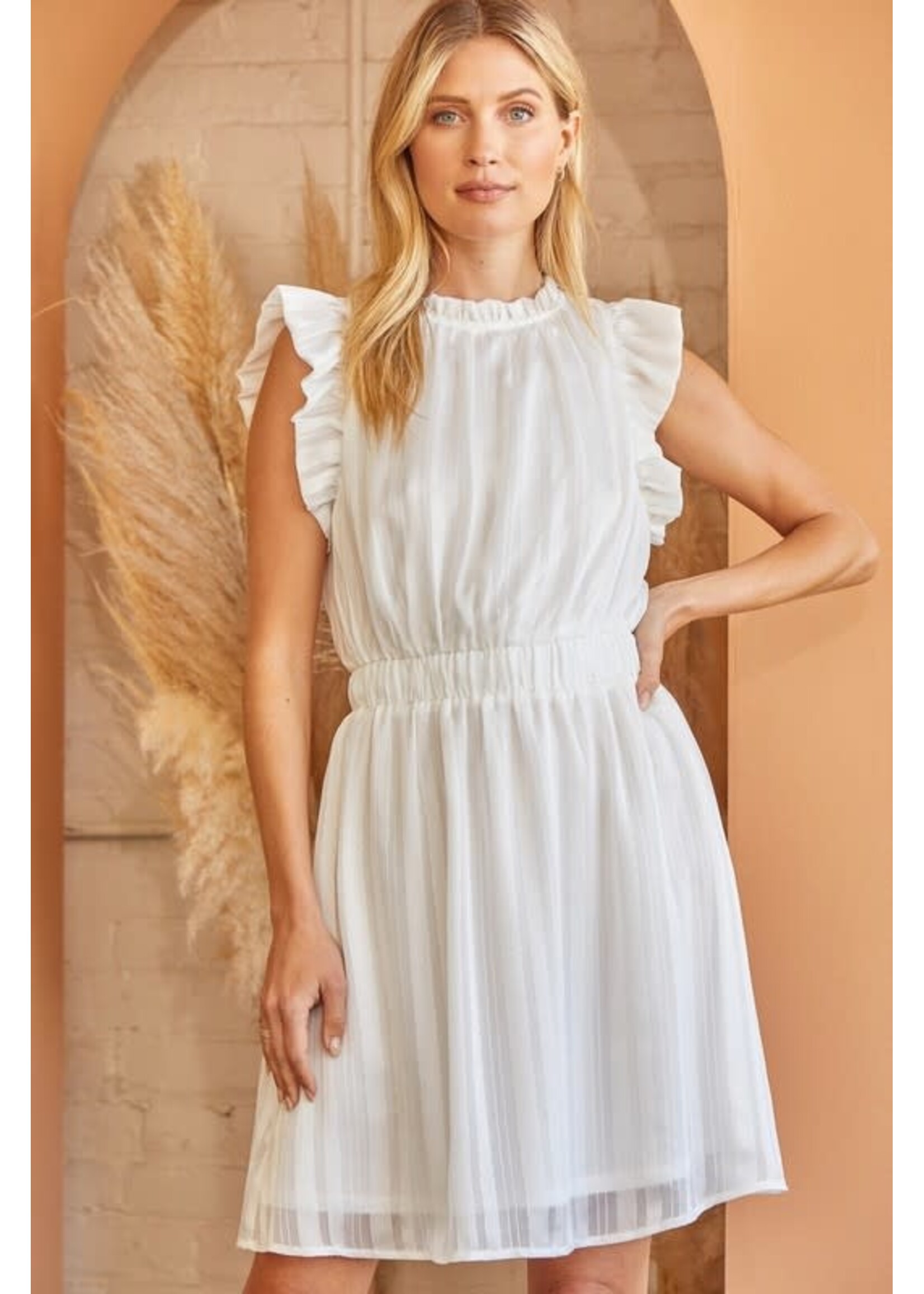 Sleeveless Ruffle Dress