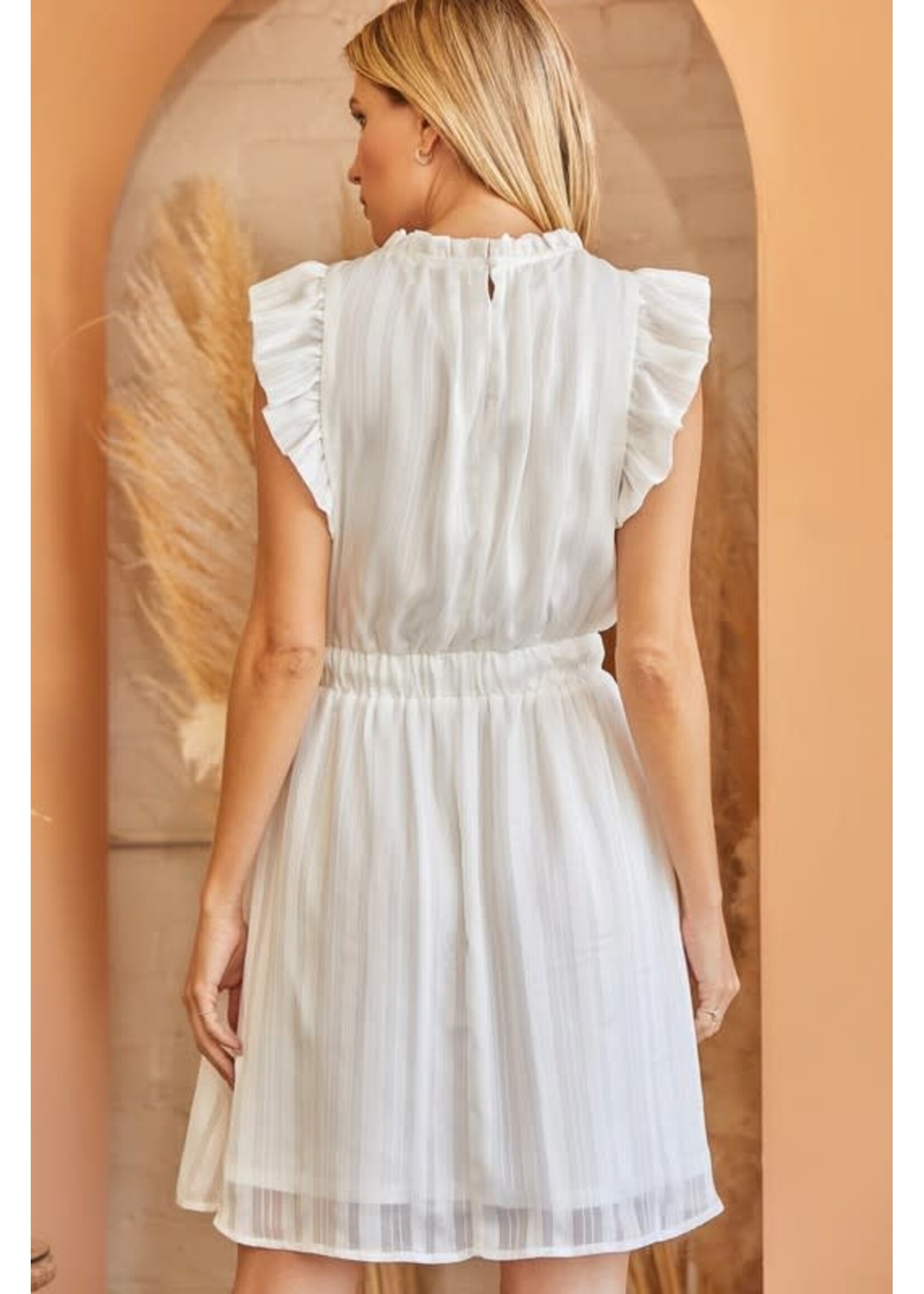 Sleeveless Ruffle Dress
