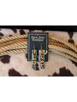Dangle Cowhide Earrings