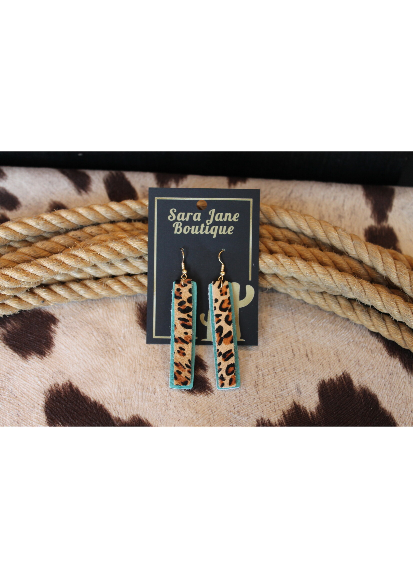 Dangle Cowhide Earrings