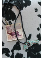 Colt 45 Carved Stone Necklace