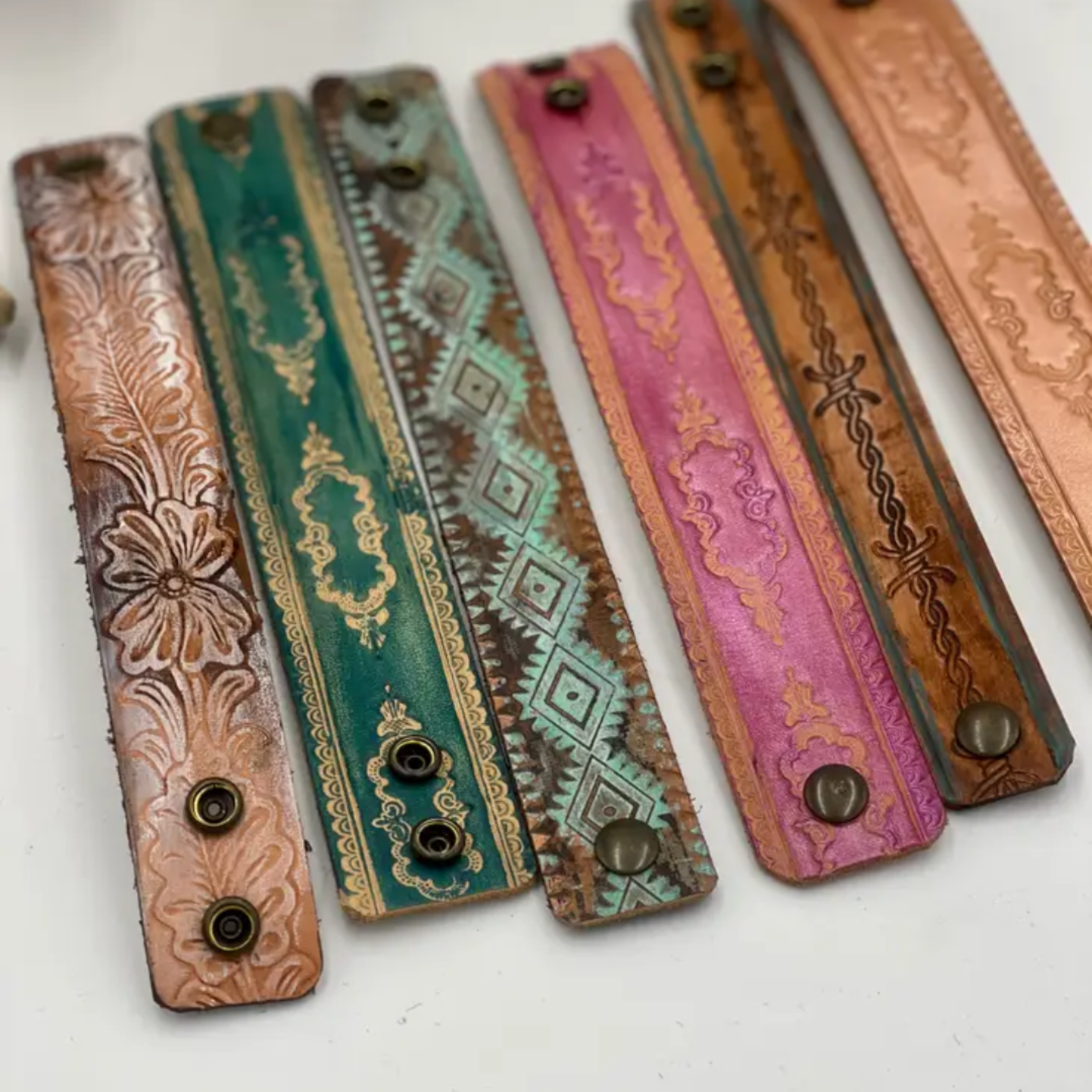 Leather Snap Bracelet