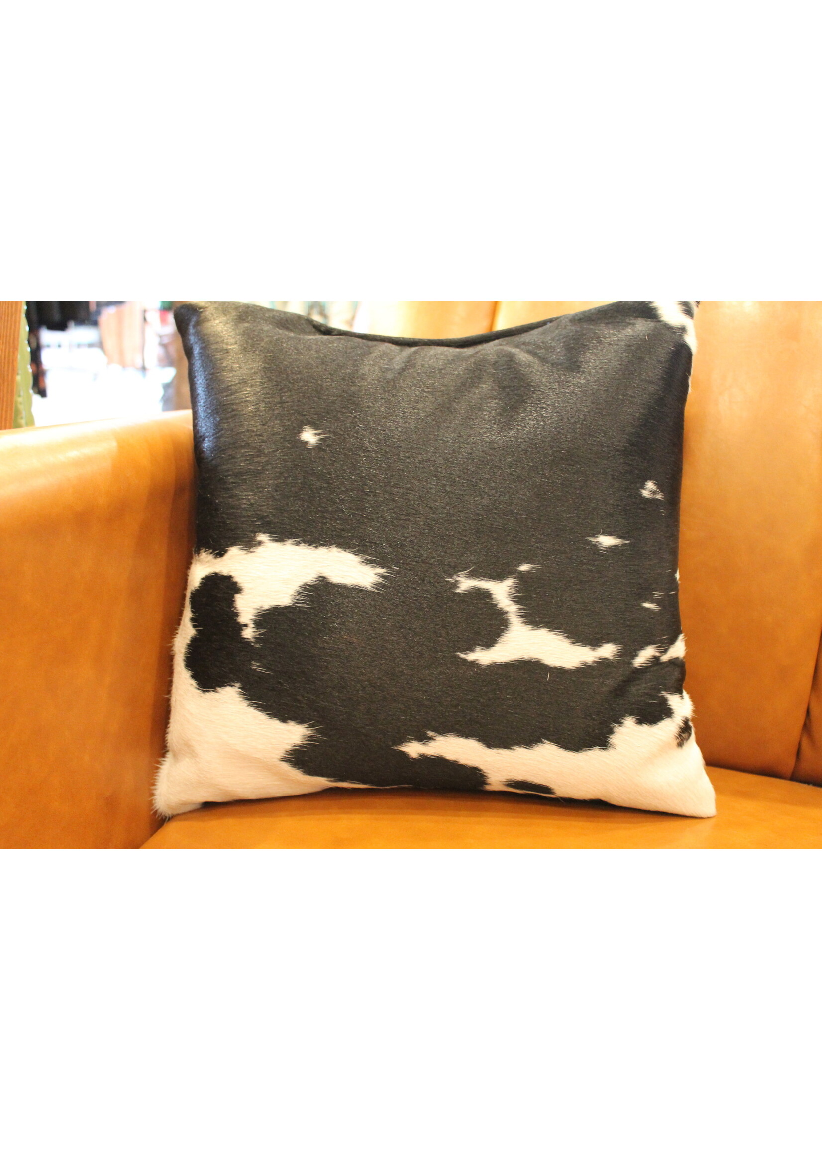 16x16 Throw Pillow Dutch Cowhide