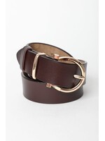 Horseshoe Gold Buckle Belt