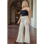 High Waist Sequins Flare