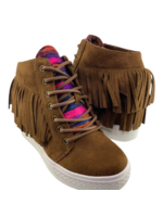 Rainbow Fringe Booties