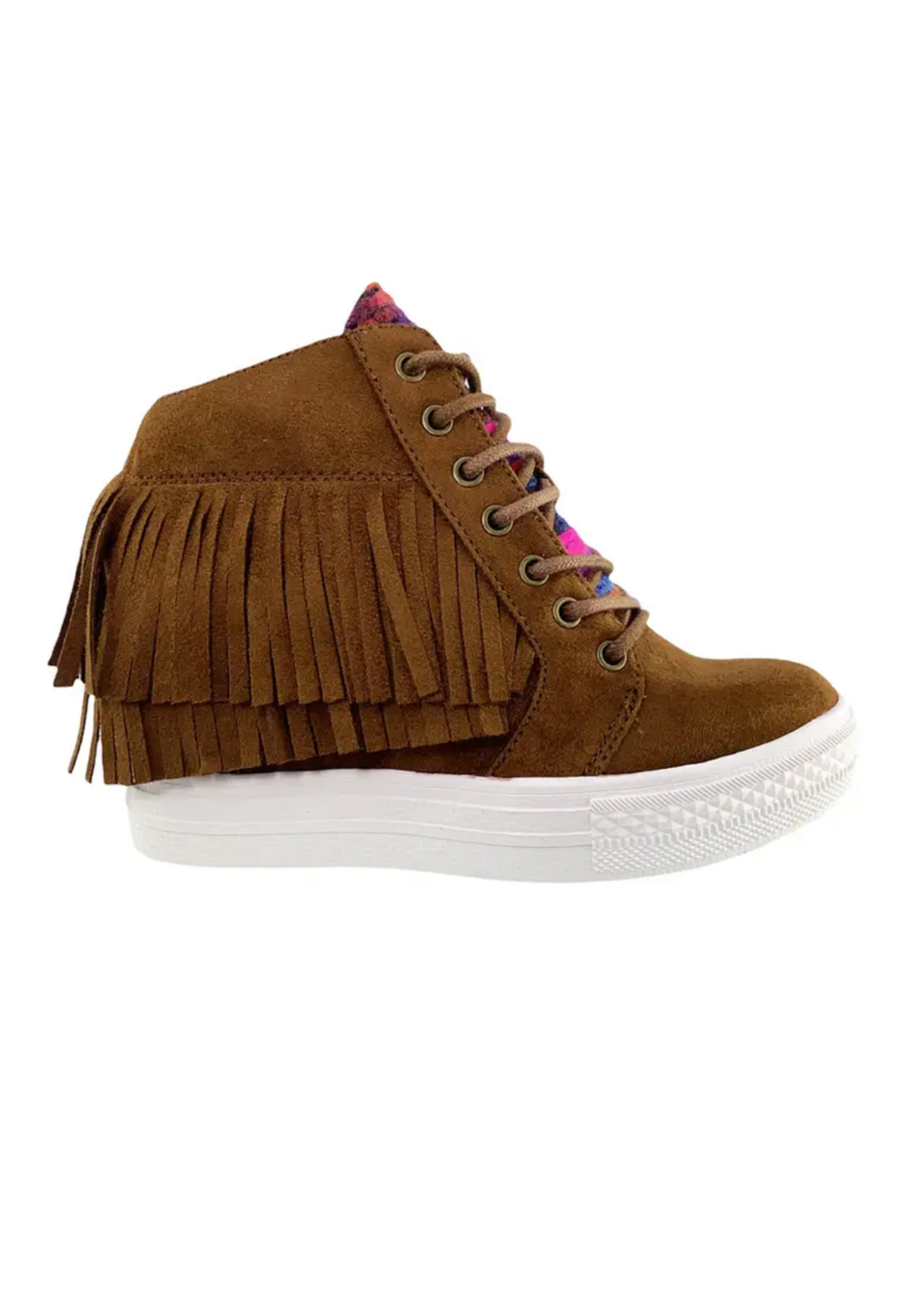 Rainbow Fringe Booties