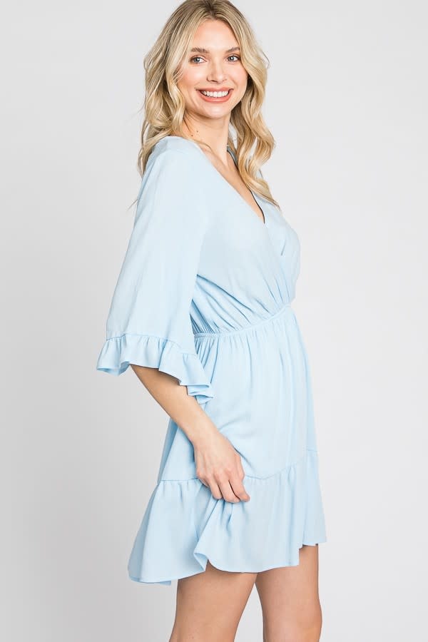 Light Denim Color Dress - Sara Jane Boutique