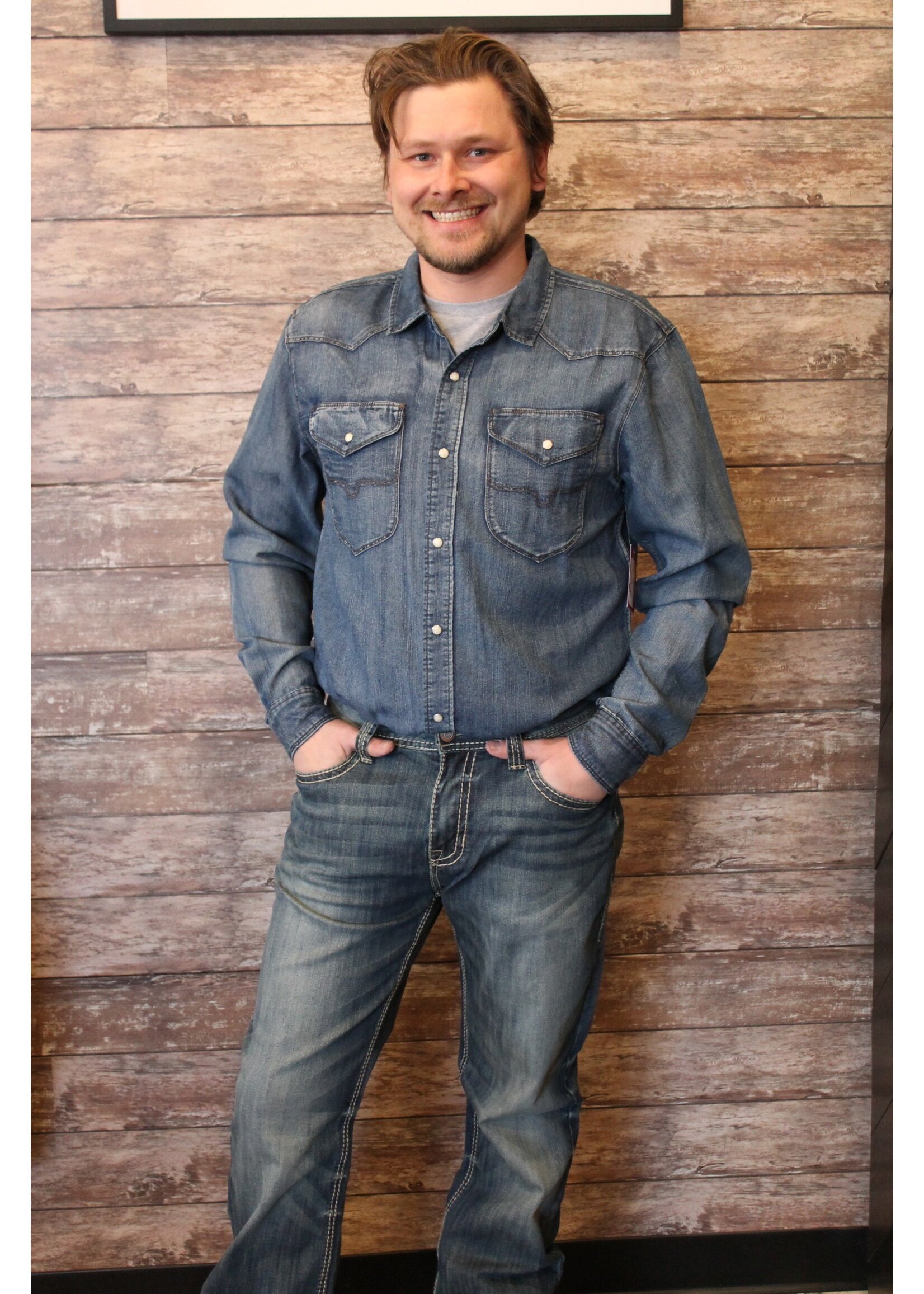 Men's Grimes Tops Dark Indigo Denim