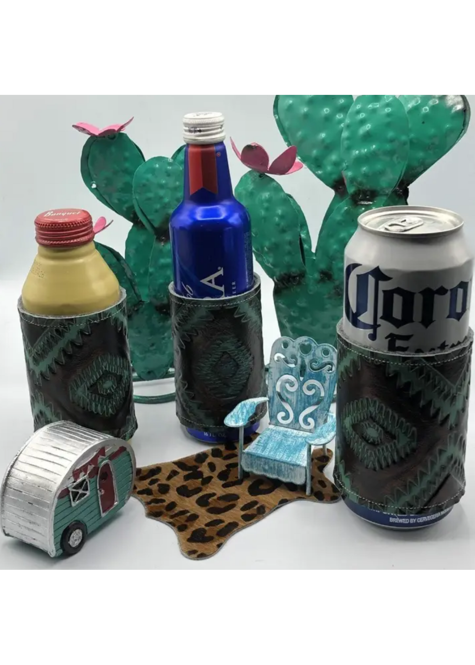Leather Adjustable Drink Holders