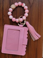 Wristlet Keychains with Beads