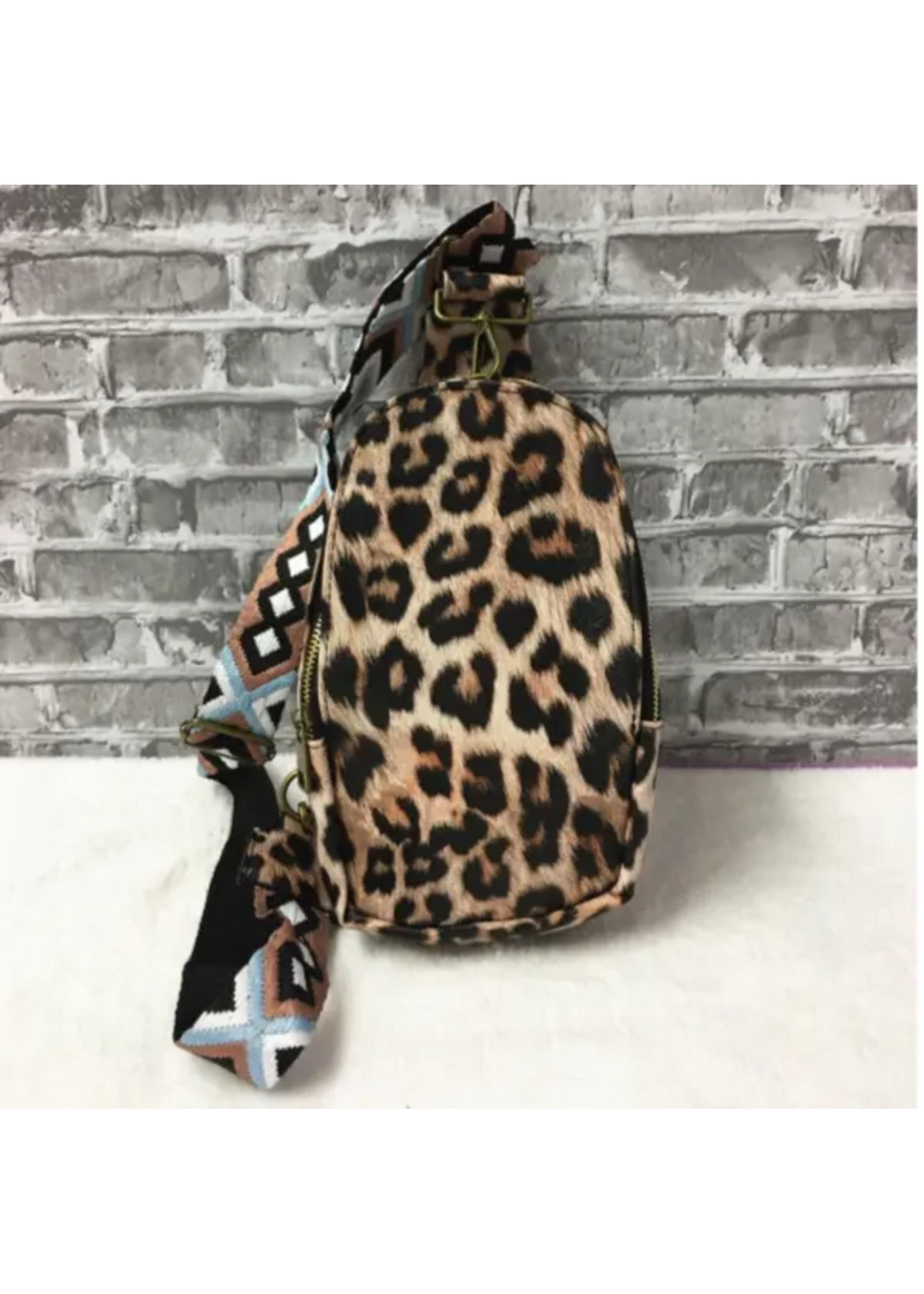 Leopard Crossbody Sling Bag