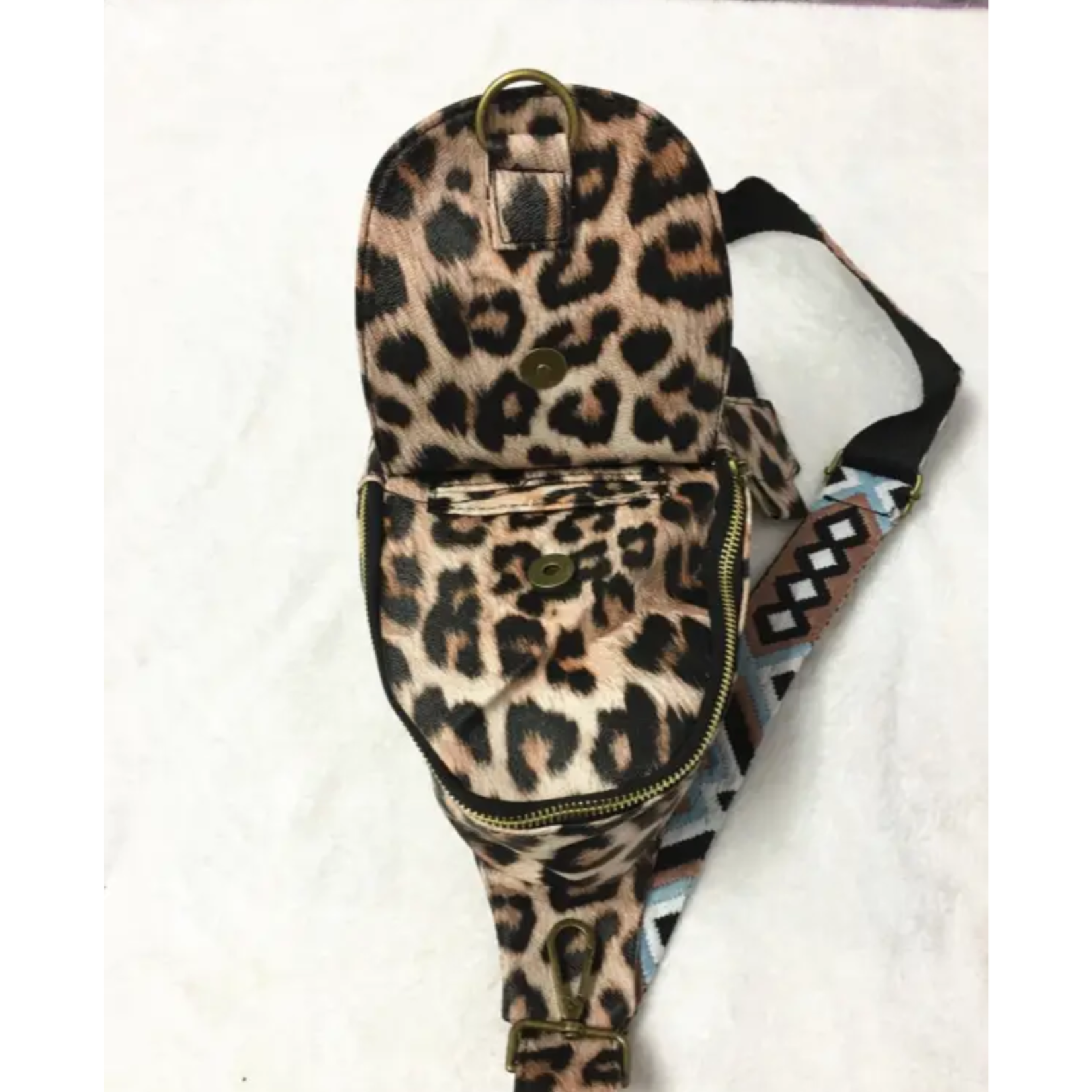 Leopard Crossbody Sling Bag