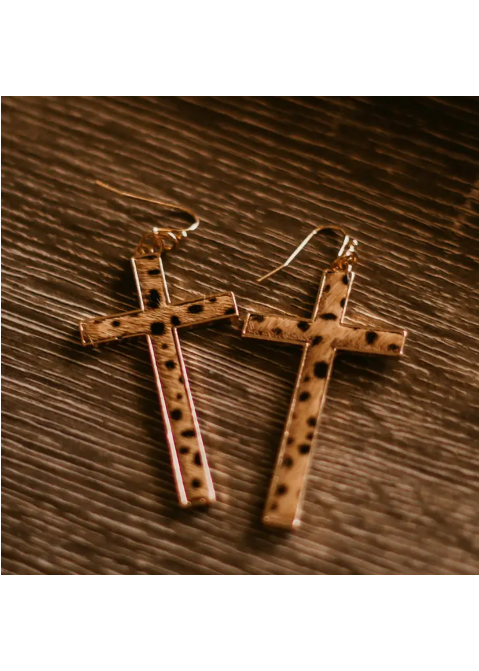 Spot The Cross Earrings