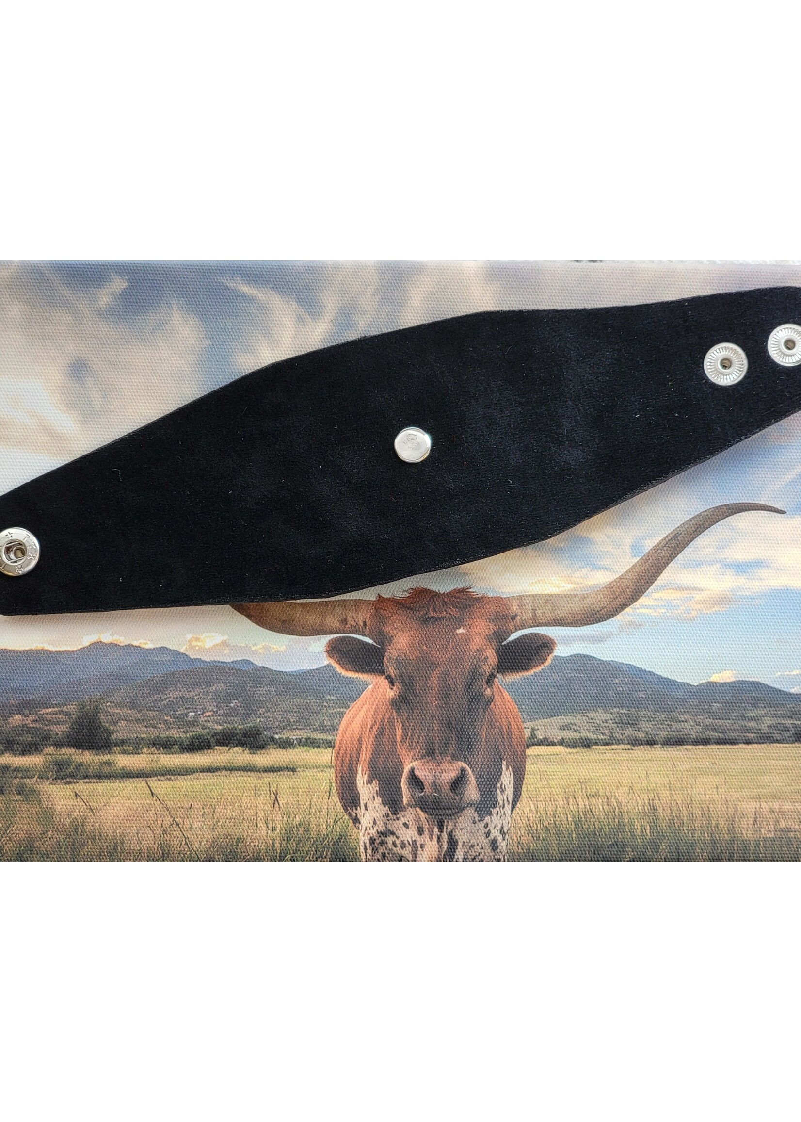 Cowboy Trail Leather Cuff Bracelet