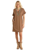 Faith V-Neck Cuff SS Dress