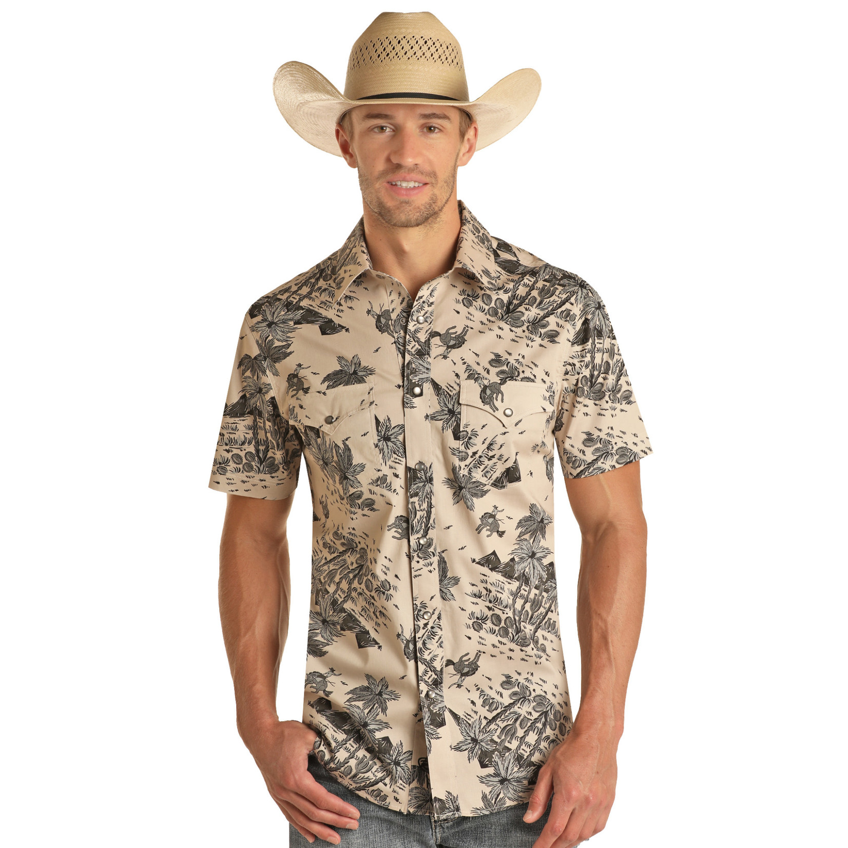 SS Tropical Woven Snap