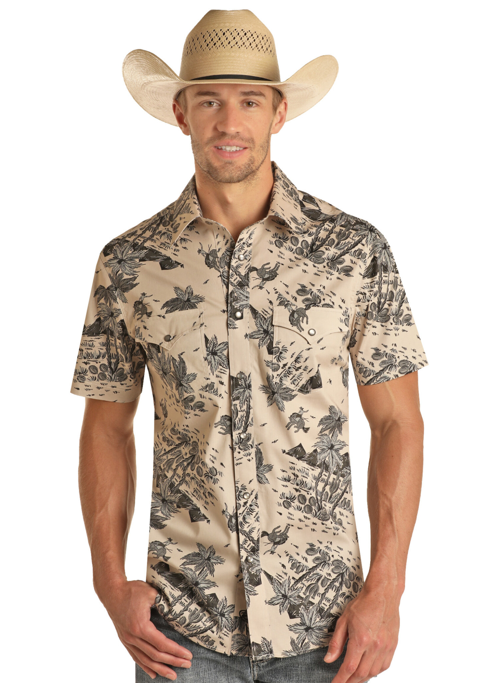 SS Tropical Woven Snap
