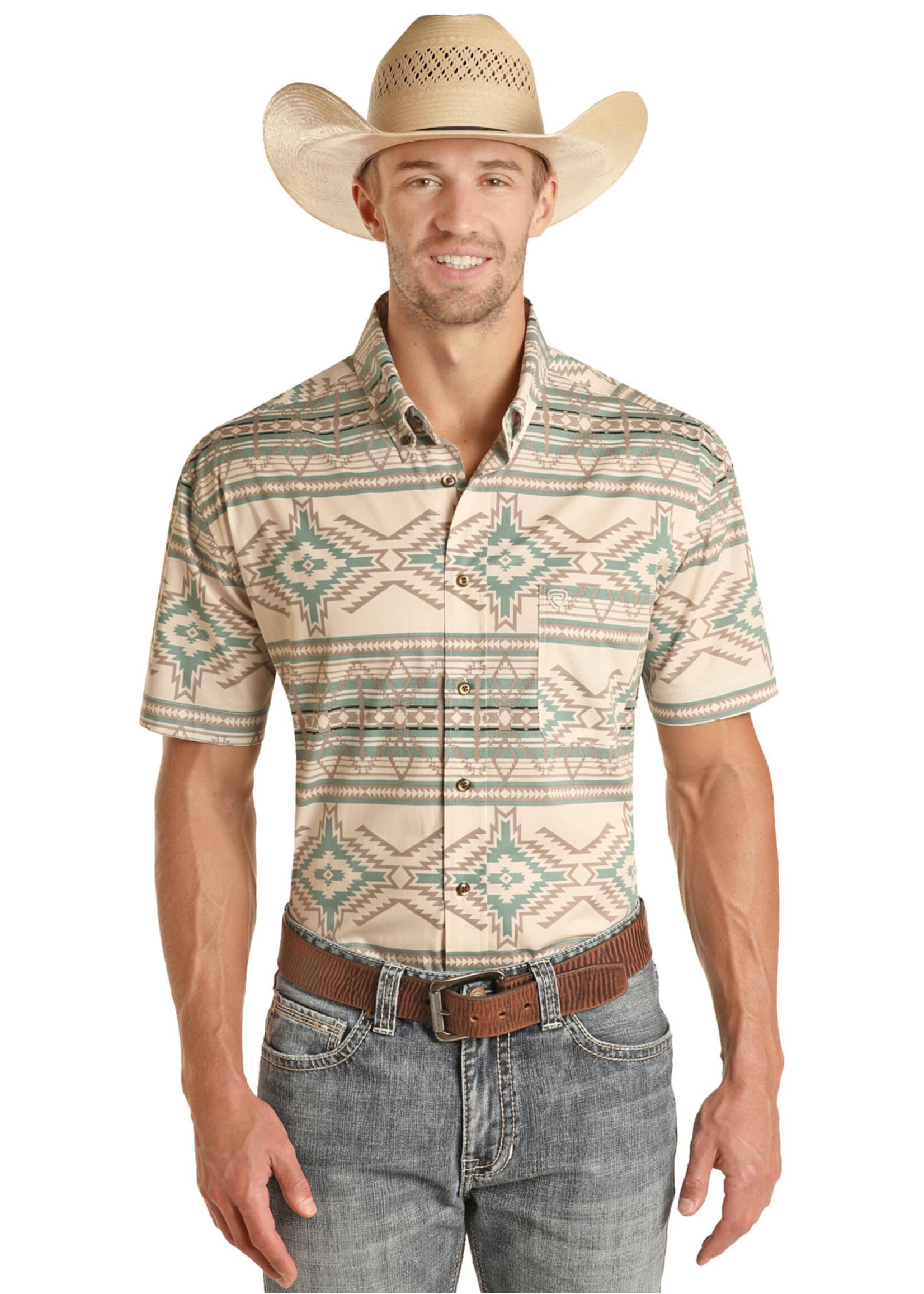 SS Aztec Woven Snap