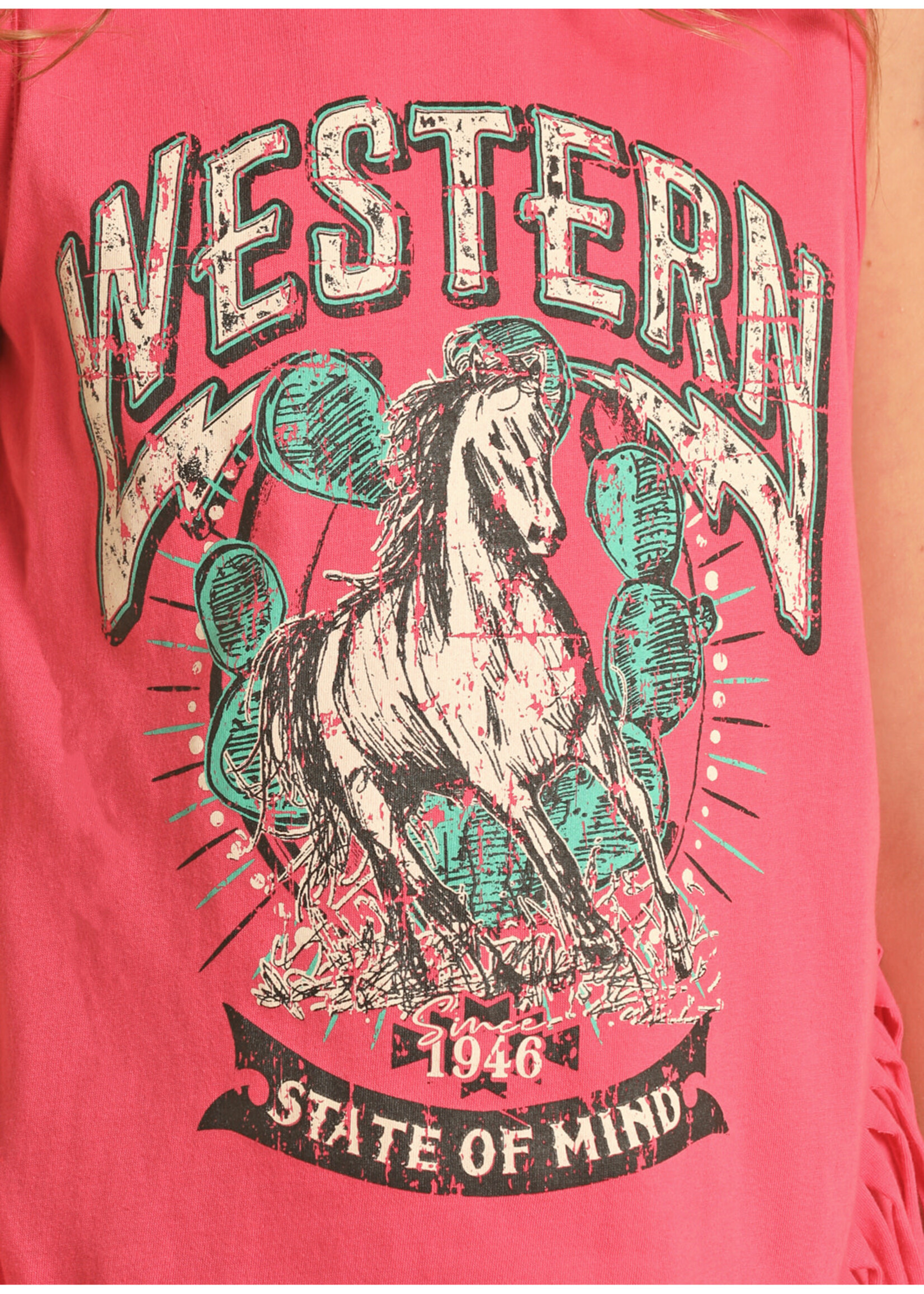 Graphic Fringe Tank